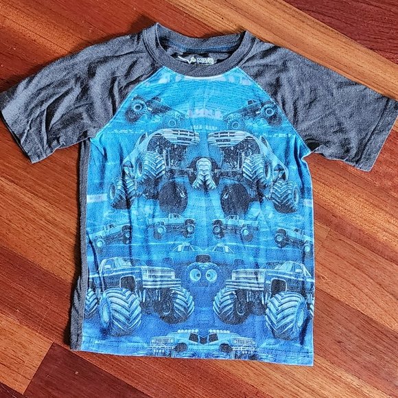jumping beans Other - Jumping Beans Blue Monster Truck Mania T-Shirt Size 5/6 (M)